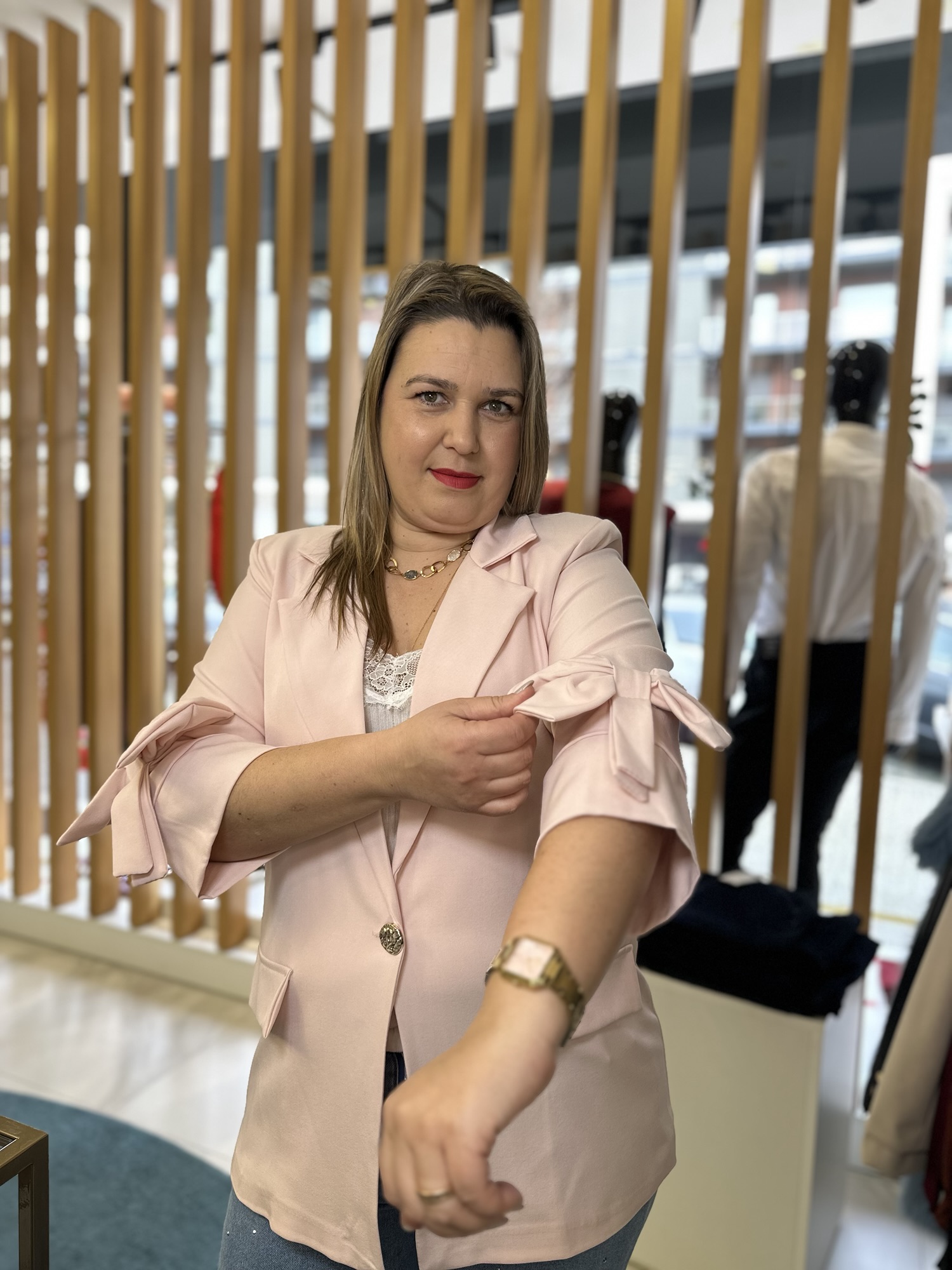 Blazer Elegance com Manga Laço - Image 4
